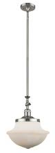 Innovations Lighting 206-SN-G541 - Oxford - 1 Light - 12 inch - Brushed Satin Nickel - Stem Hung - Adjustable Mini Pendant