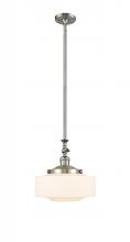 Innovations Lighting 206-SN-G691-12 - Bridgeton - 1 Light - 12 inch - Brushed Satin Nickel - Stem Hung - Adjustable Mini Pendant