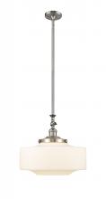 Innovations Lighting 206-SN-G691-16 - Bridgeton - 1 Light - 16 inch - Brushed Satin Nickel - Stem Hung - Adjustable Mini Pendant