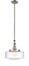Innovations Lighting 206-SN-G694-12 - Bridgeton - 1 Light - 12 inch - Brushed Satin Nickel - Stem Hung - Adjustable Mini Pendant
