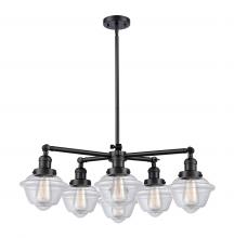 Innovations Lighting 207-6CR-BK-G532 - Small Oxford 6 Light Chandelier