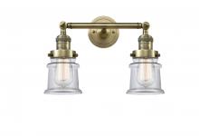 Innovations Lighting 208-AB-G182S - Canton - 2 Light - 17 inch - Antique Brass - Bath Vanity Light