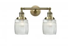 Innovations Lighting 208-AB-G302 - Colton - 2 Light - 16 inch - Antique Brass - Adjustable Bath Vanity Light