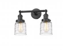 Innovations Lighting 208-OB-G513 - Bell - 2 Light - 16 inch - Oil Rubbed Bronze - Bath Vanity Light