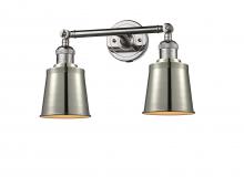 Innovations Lighting 208-PN-M9 - Addison - 2 Light - 16 inch - Polished Nickel - Adjustable Bath Vanity Light
