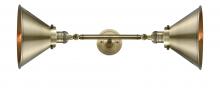 Innovations Lighting 208L-AB-M10-AB - Briarcliff - 2 Light - 10 inch - Antique Brass - Adjustable Bath Vanity Light