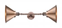 Innovations Lighting 208L-AC-M10-AC - Briarcliff - 2 Light - 10 inch - Antique Copper - Adjustable Bath Vanity Light