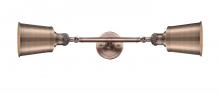 Innovations Lighting 208L-AC-M9-AC - Addison - 2 Light - 5 inch - Antique Copper - Adjustable Bath Vanity Light