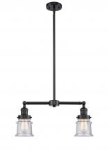 Innovations Lighting 209-OB-G184S - Canton - 2 Light - 21 inch - Oil Rubbed Bronze - Stem Hung - Adjustable Island Light