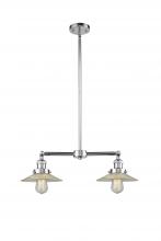 Innovations Lighting 209-PC-G2 - Halophane - 2 Light - 21 inch - Polished Chrome - Stem Hung - Adjustable Island Light
