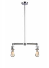 Innovations Lighting 209-PC - Bare Bulb - 2 Light - 20 inch - Polished Chrome - Stem Hung - Adjustable Island Light