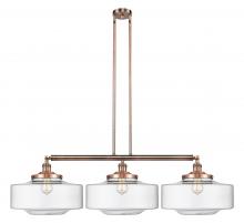 Innovations Lighting 213-AC-G692-16 - Bridgeton - 3 Light - 50 inch - Antique Copper - Stem Hung - Adjustable Island Light