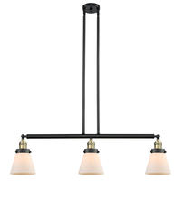 Innovations Lighting 213-BAB-G61 - Cone - 3 Light - 39 inch - Black Antique Brass - Stem Hung - Adjustable Island Light