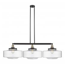 Innovations Lighting 213-BAB-G692-16 - Bridgeton - 3 Light - 50 inch - Black Antique Brass - Stem Hung - Adjustable Island Light
