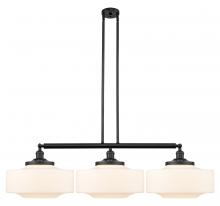 Innovations Lighting 213-BK-G691-16 - Bridgeton - 3 Light - 50 inch - Matte Black - Stem Hung - Adjustable Island Light