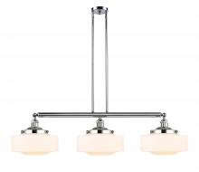 Innovations Lighting 213-PC-G691-12 - Bridgeton - 3 Light - 44 inch - Polished Chrome - Stem Hung - Adjustable Island Light