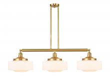 Innovations Lighting 213-SG-G691-12 - Bridgeton - 3 Light - 44 inch - Satin Gold - Stem Hung - Adjustable Island Light