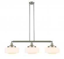 Innovations Lighting 213-SN-G691-12 - Bridgeton - 3 Light - 44 inch - Brushed Satin Nickel - Stem Hung - Adjustable Island Light