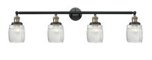 Innovations Lighting 215-BAB-G302 - Colton - 4 Light - 42 inch - Black Antique Brass - Adjustable Bath Vanity Light
