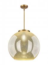 Innovations Lighting 221-1S-BB-G128-18 - Athens - 1 Light - 18 inch - Brushed Brass - Stem Hung - Pendant