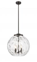 Innovations Lighting 221-3S-OB-G1215-16 - Athens Water Glass - 3 Light - 16 inch - Oil Rubbed Bronze - Cord hung - Pendant