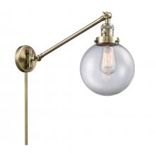 Innovations Lighting 237-AB-G202-8 - Beacon - 1 Light - 8 inch - Antique Brass -Adjustable Swing Arm