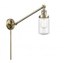 Innovations Lighting 237-AB-G314 - Dover - 1 Light - 5 inch - Antique Brass -Adjustable Swing Arm