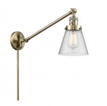 Innovations Lighting 237-AB-G64-LED - Cone - 1 Light - 8 inch - Antique Brass -Adjustable Swing Arm