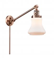 Innovations Lighting 237-AC-G191 - Bellmont - 1 Light - 8 inch - Antique Copper -Adjustable Swing Arm