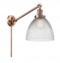 Innovations Lighting 237-AC-G222 - Seneca Falls - 1 Light - 10 inch - Antique Copper -Adjustable Swing Arm