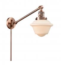 Innovations Lighting 237-AC-G531 - Oxford - 1 Light - 8 inch - Antique Copper -Adjustable Swing Arm