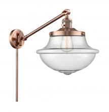 Innovations Lighting 237-AC-G544 - Oxford - 1 Light - 12 inch - Antique Copper -Adjustable Swing Arm