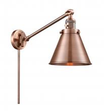 Innovations Lighting 237-AC-M13-AC - Appalachian - 1 Light - 8 inch - Antique Copper -Adjustable Swing Arm