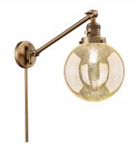Innovations Lighting 237-BB-G208-8 - Beacon - 1 Light - 8 inch - Brushed Brass -Adjustable Swing Arm