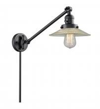 Innovations Lighting 237-BK-G2-LED - Halophane - 1 Light - 9 inch - Matte Black -Adjustable Swing Arm