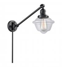 Innovations Lighting 237-BK-G532 - Oxford - 1 Light - 8 inch - Matte Black -Adjustable Swing Arm
