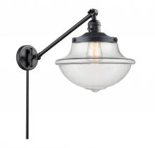 Innovations Lighting 237-BK-G542 - Oxford - 1 Light - 12 inch - Matte Black -Adjustable Swing Arm