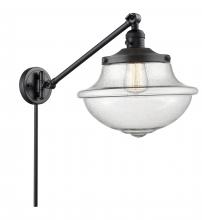 Innovations Lighting 237-BK-G544 - Oxford - 1 Light - 12 inch - Matte Black -Adjustable Swing Arm