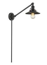 Innovations Lighting 237-OB-M5 - Railroad - 1 Light - 8 inch - Oil Rubbed Bronze -Adjustable Swing Arm