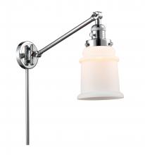 Innovations Lighting 237-PC-G181 - Canton - 1 Light - 8 inch - Polished Chrome -Adjustable Swing Arm