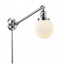 Innovations Lighting 237-PC-G201-6-LED - Beacon - 1 Light - 6 inch - Polished Chrome -Adjustable Swing Arm
