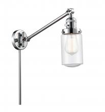 Innovations Lighting 237-PC-G314 - Dover - 1 Light - 5 inch - Polished Chrome -Adjustable Swing Arm