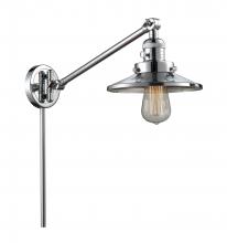 Innovations Lighting 237-PC-M7-PC - Railroad - 1 Light - 8 inch - Polished Chrome -Adjustable Swing Arm