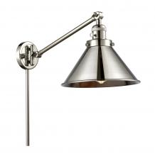 Innovations Lighting 237-PN-M10-PN - Briarcliff - 1 Light - 10 inch - Polished Nickel -Adjustable Swing Arm