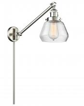 Innovations Lighting 237-SN-G172 - Fulton - 1 Light - 8 inch - Brushed Satin Nickel -Adjustable Swing Arm