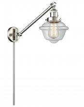 Innovations Lighting 237-SN-G532 - Oxford - 1 Light - 8 inch - Brushed Satin Nickel -Adjustable Swing Arm