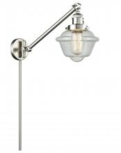 Innovations Lighting 237-SN-G534 - Oxford - 1 Light - 8 inch - Brushed Satin Nickel -Adjustable Swing Arm