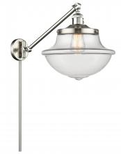 Innovations Lighting 237-SN-G542 - Oxford - 1 Light - 12 inch - Brushed Satin Nickel -Adjustable Swing Arm
