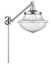 Innovations Lighting 237-SN-G544 - Oxford - 1 Light - 12 inch - Brushed Satin Nickel -Adjustable Swing Arm