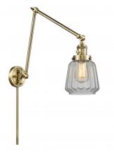 Innovations Lighting 238-AB-G142 - Chatham - 1 Light - 8 inch - Antique Brass -Adjustable Swing Arm